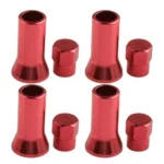 4Pcs Aluminum Car Tire Wheel Stem Air Valve CAPS Sleeve Covers Accessories