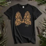 Disney Minnie Mouse Classic Leopard T-shirt T shirt Men Women Unisex Tshirt K243