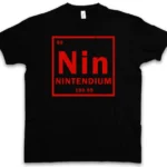 NIN T-SHIRT Tendium Periodic Table Nintendium Element Periodic Table NES Console