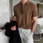 Polo polo shirt men's knitted shirt short sleeved base shirt