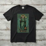 Brigid Celtic Goddess T-Shirt | Irish Mythology Fire Knotwork Unisex Tee | V2