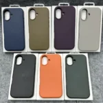 For iPhone 17 (6.3) Original Leather Case Magnetic Phone Case Magsafe Cover