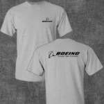 Boeing Aerospace Aviation Men's Grey Size S to 5XL