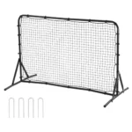 Soccer Rebound Trainer, 6X4Ft Iron Soccer Training Equipment, Sports Football Re