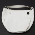 FURLA Cream/Ivory/White/Off White Pebbled Leather Purse Hand Bag Handbag