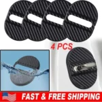 4PCS Car Door Lock Protective Cover Shockproof Cushion Trim Accessories