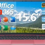 15.6 Laptop FREE Office 365 WiFi 6 Intel N5095 4GB RAM 128GB SSD 1TB Expandable