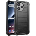 For Cricket Icon PLUS 2026/ATT Verge 2 Case Shock-Resistant + Tempered Glass