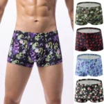 Sexy Mens Printed Seamless Boxer Briefs Shorts Panties Underwear Underpants