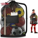 NEW LISTINGExtra Large Sports Ball Bag, Heavy Duty Breathable Mesh Storage Bag, 40 X 30 H