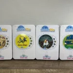 Lot of 4 Moonlite Storybook Projector Story Reels Curious George Goodnight Moon