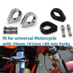 39mm / 41 mm / 49mm Turn Signal Indicator Relocation Fork Clamp Kit for Harley