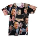 Elon Musk Photo Collage T-Shirt