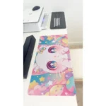 Cute Easter Cat Large Gaming Mouse Pad 23.6x11.5 Non-Slip Desk Keyboard Mat