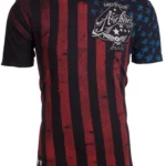 Archaic By Affliction Mens T-shirt Nation Regular Fit Black US Flag S-3XL NWT