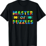 Master Of Puzzles Gameboard Novelty Costume Puzzle Lover T-Shirt