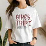 Ladies Girls Trip T Shirt Benidorm 2025 Printed Hen Do Party Birthday Gift T Top
